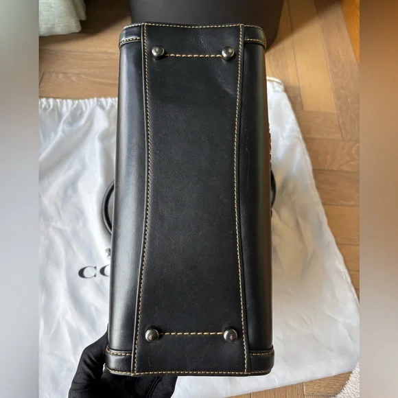 COACH Zoe Carryall Bag With Leather Sequins - Picture 7 of 16